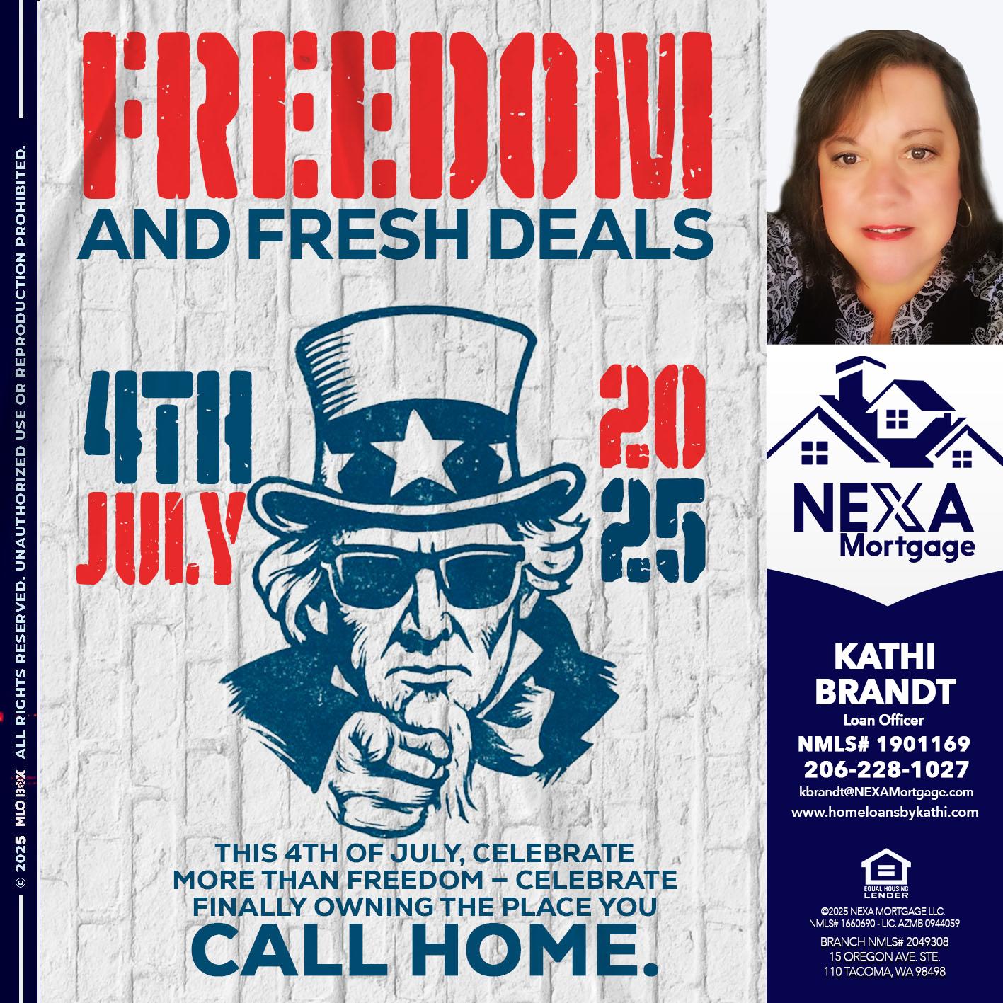 FREEDOM - Kathi Brandt -Mortgage Loan Originator