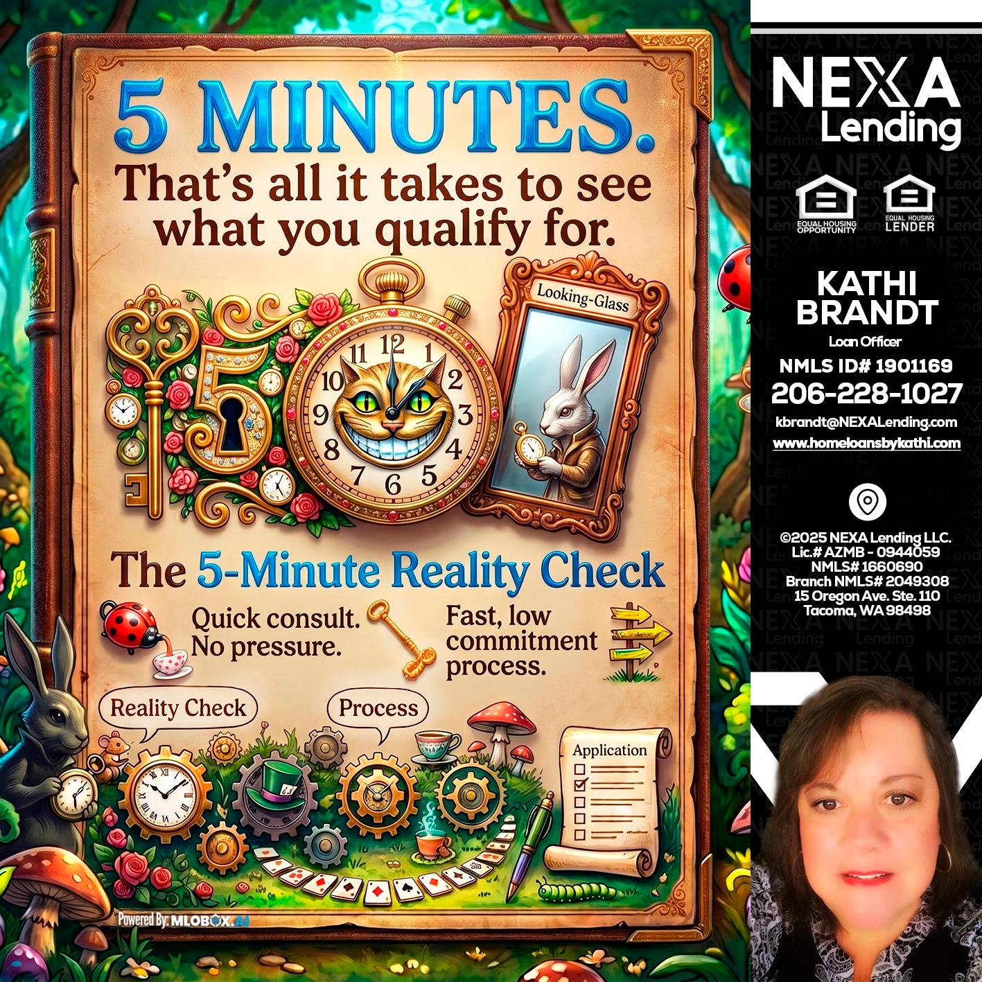 Reality Check! - Kathi Brandt -Mortgage Loan Originator