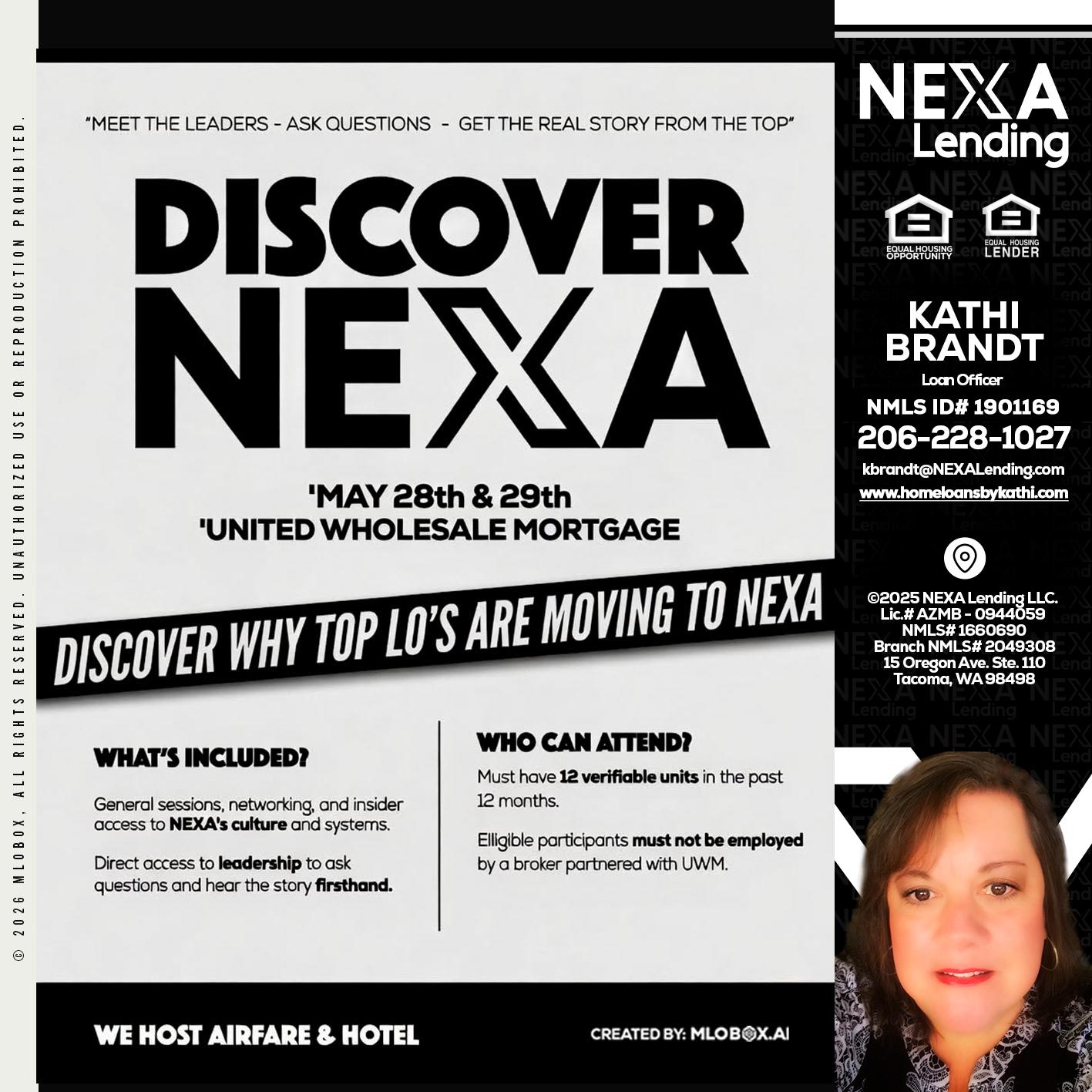 DISCOVER NEXA - Kathi Brandt -Mortgage Loan Originator