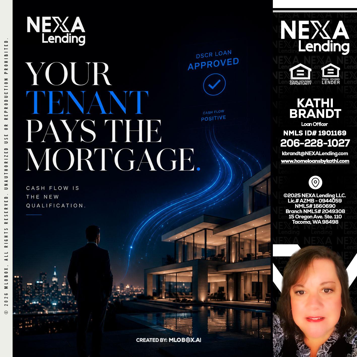 DSCR LOANS - Kathi Brandt -Mortgage Loan Originator