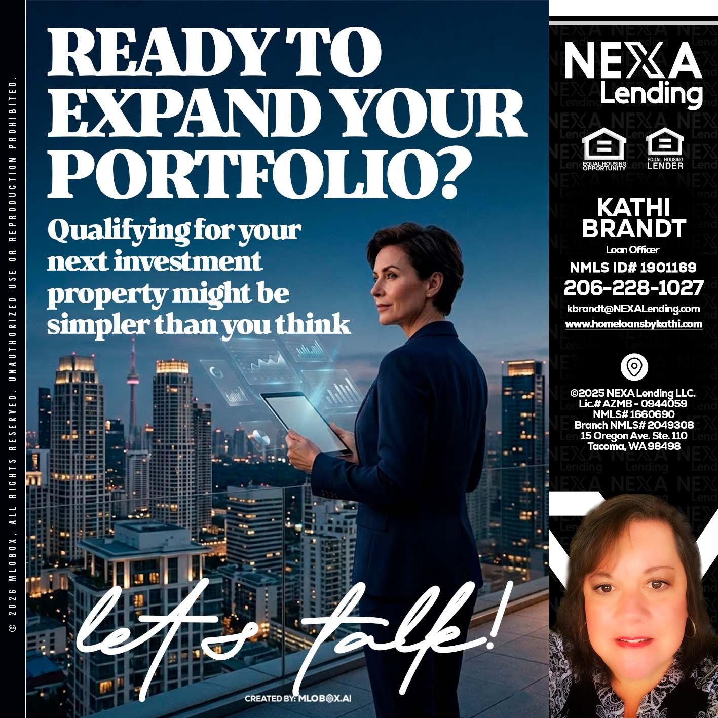 READY TO EXPAND - Kathi Brandt -Mortgage Loan Originator