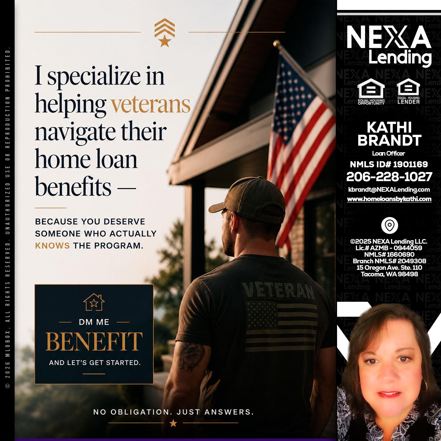 I SPECIALIZE - Kathi Brandt -Mortgage Loan Originator