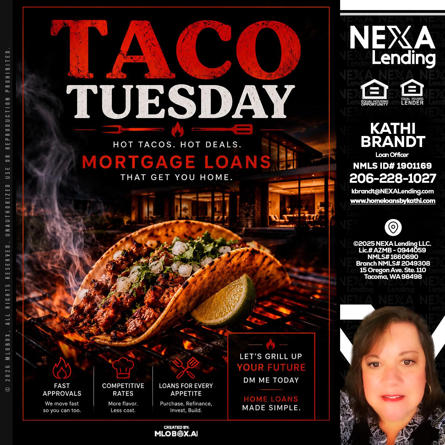 TACO TUESDAY - Kathi Brandt -Mortgage Loan Originator