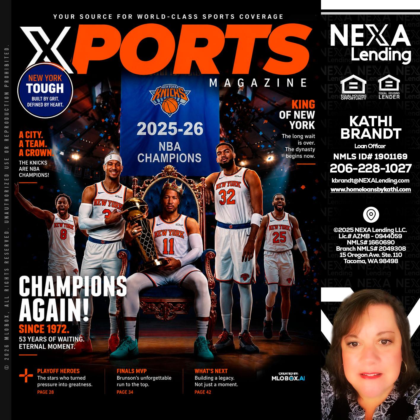 XPORTS MAGAZINE - Kathi Brandt -Mortgage Loan Originator
