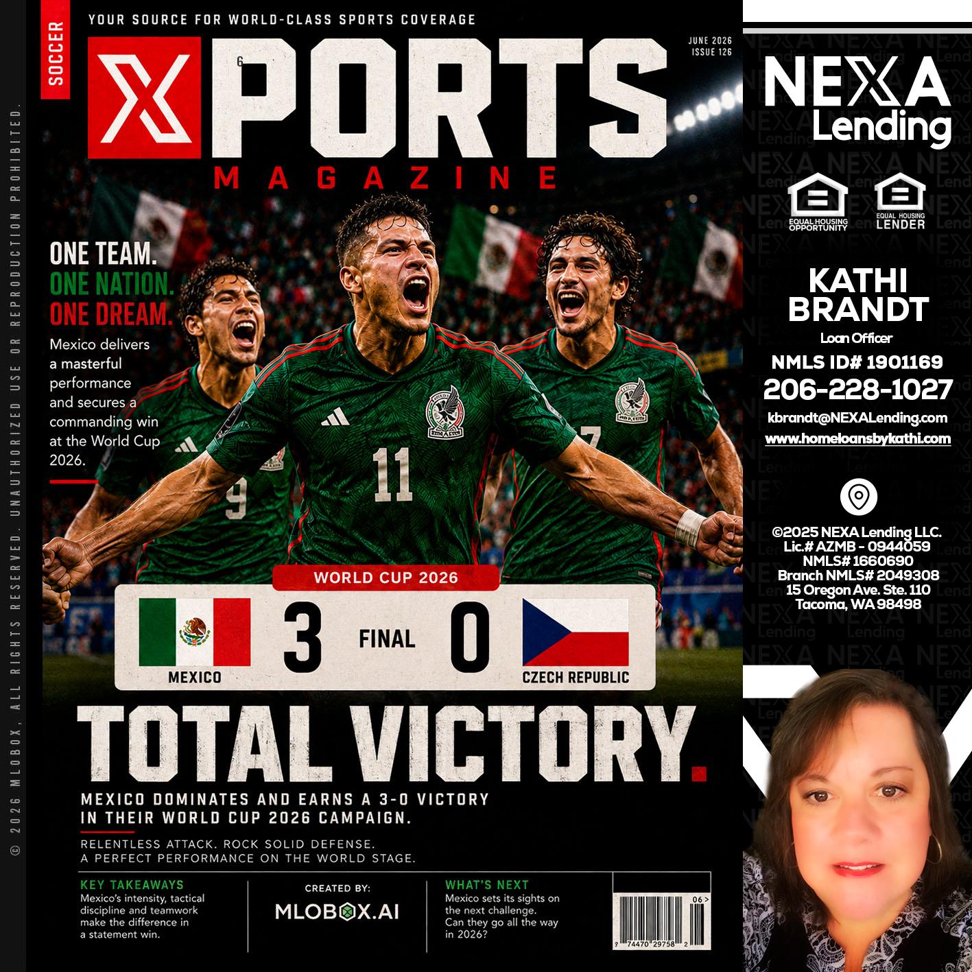World Cup 2026 MEX 1-0 CZECH - Kathi Brandt -Mortgage Loan Originator
