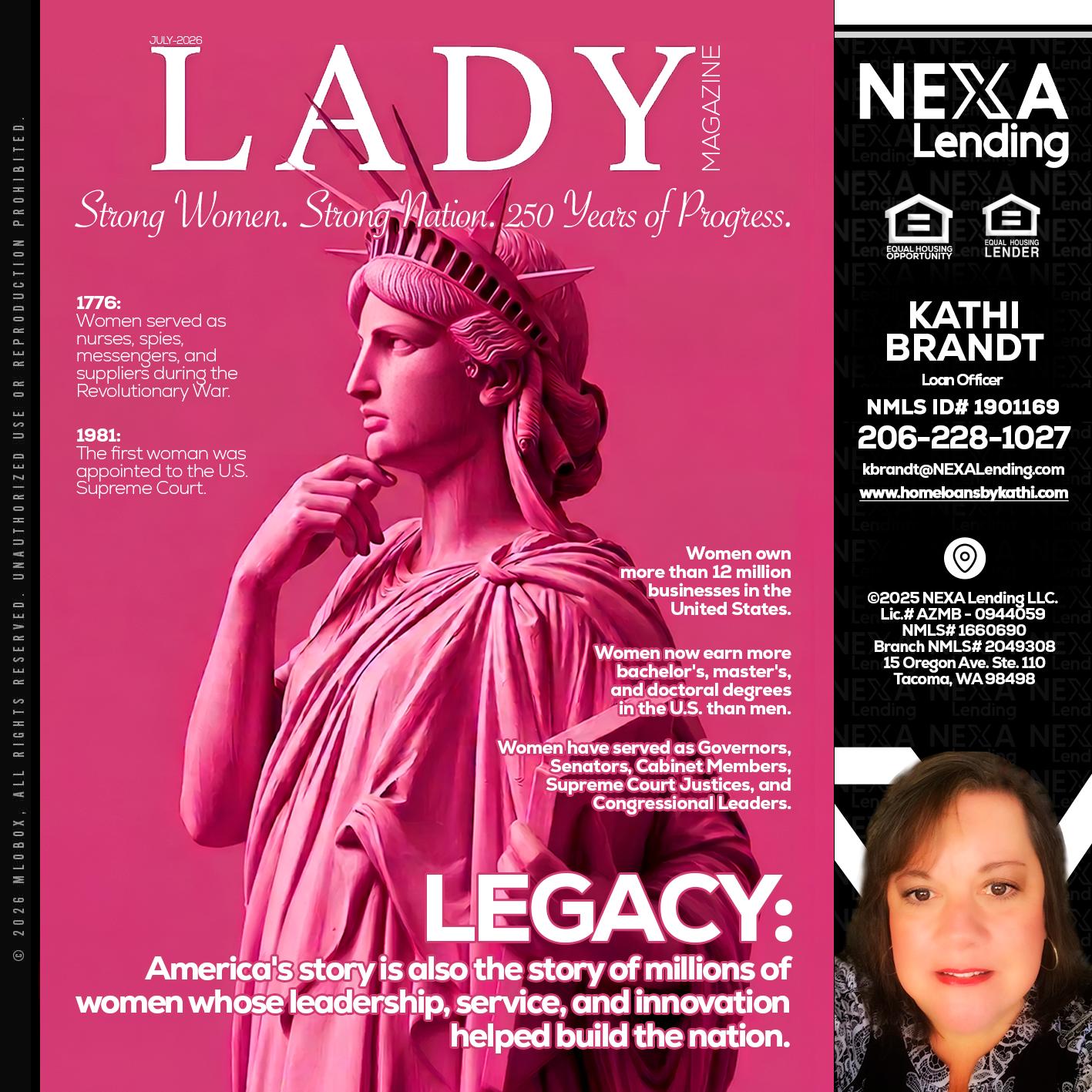 LADY LIBERTY! - Kathi Brandt -Mortgage Loan Originator
