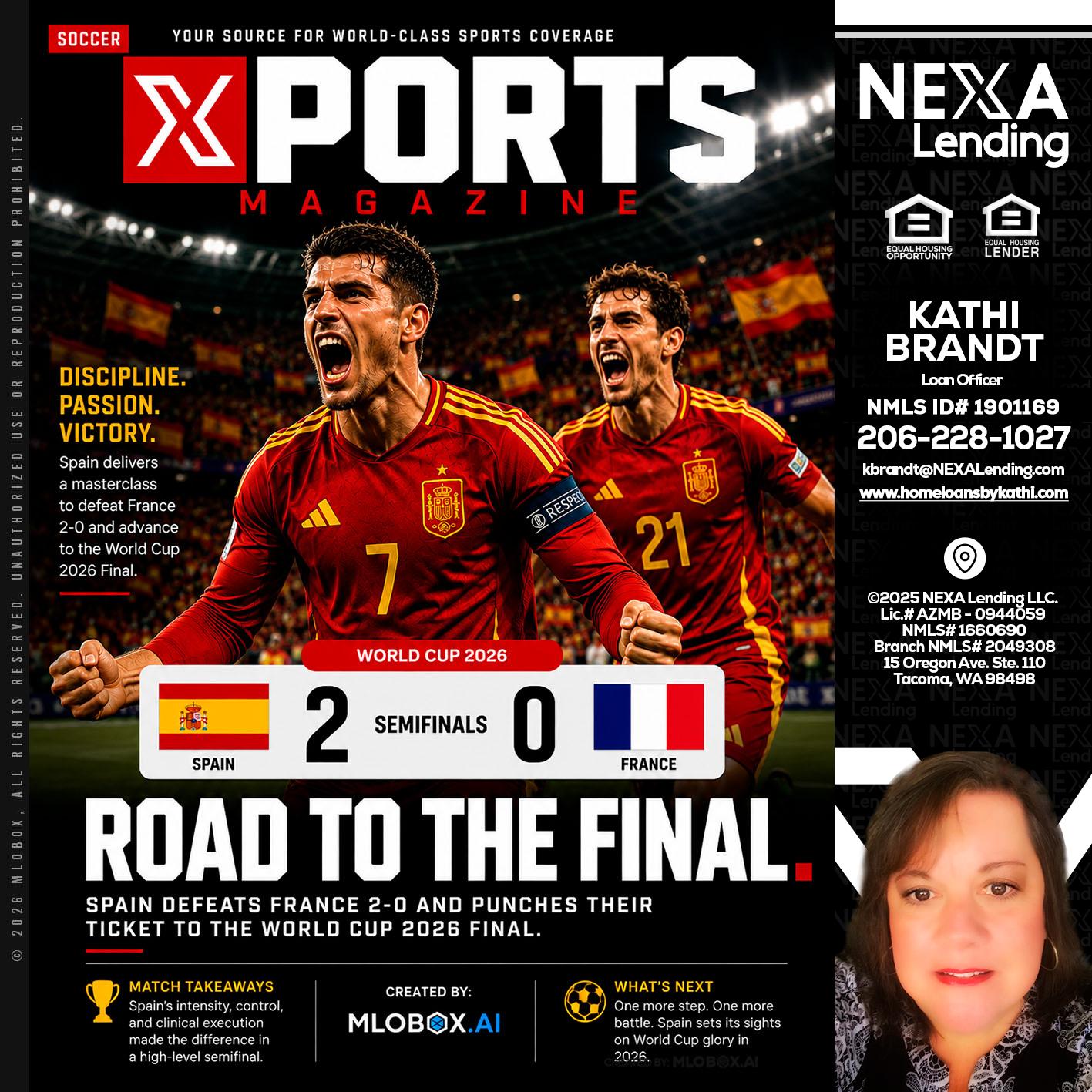 XPORTS WORLD CUP 2026 - Kathi Brandt -Mortgage Loan Originator