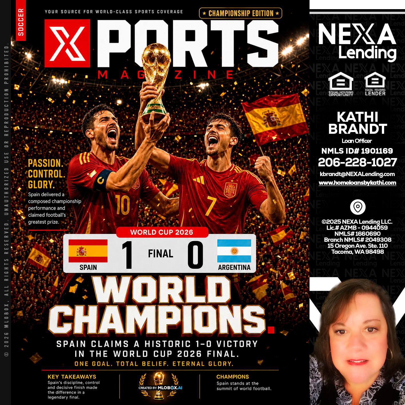SPAIN CHAMPION - Kathi Brandt -Mortgage Loan Originator