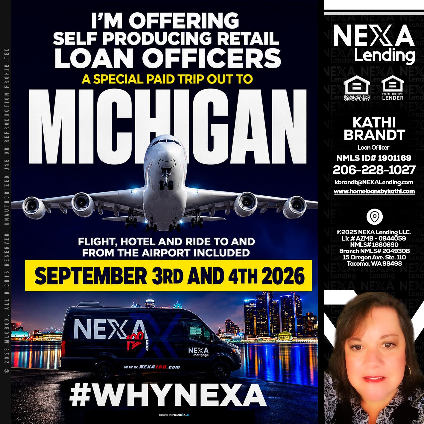 MICHIGAN - Kathi Brandt -Mortgage Loan Originator