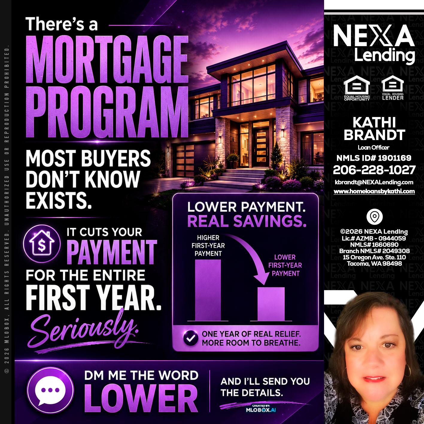 MORTGAGE PROGRAM - Kathi Brandt -Mortgage Loan Originator