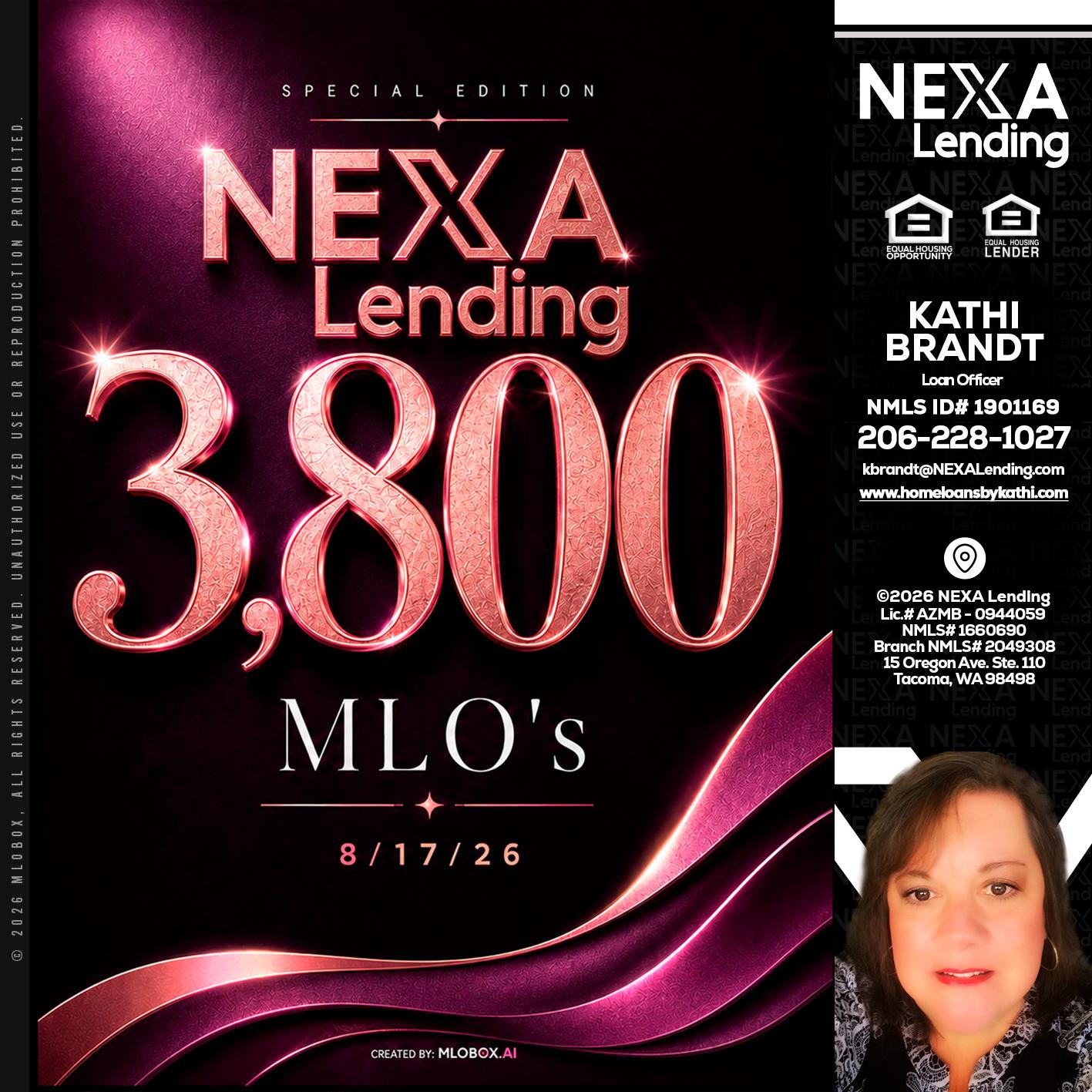 3800 MLOs - Kathi Brandt -Mortgage Loan Originator