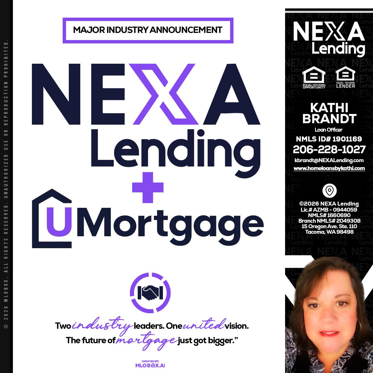NEXA LENDING U MORTGAGE - Kathi Brandt -Mortgage Loan Originator