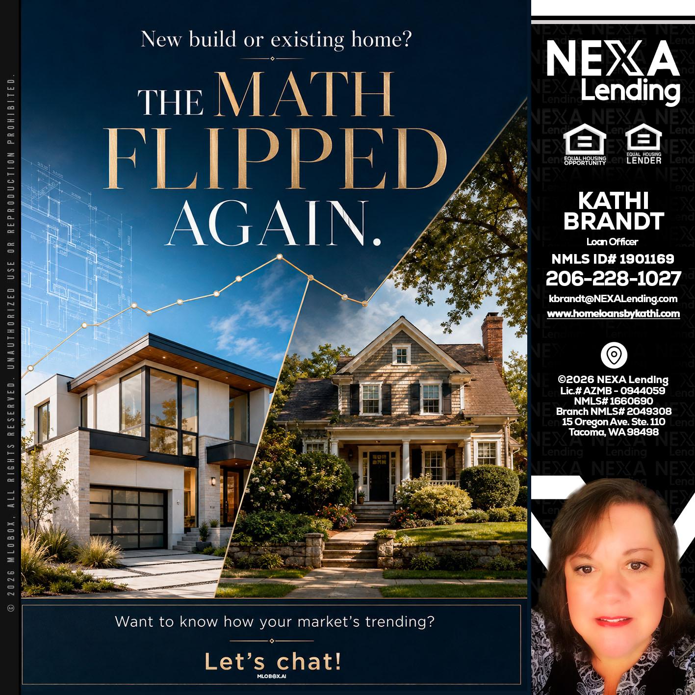 THE MATH FLIPED - Kathi Brandt -Mortgage Loan Originator