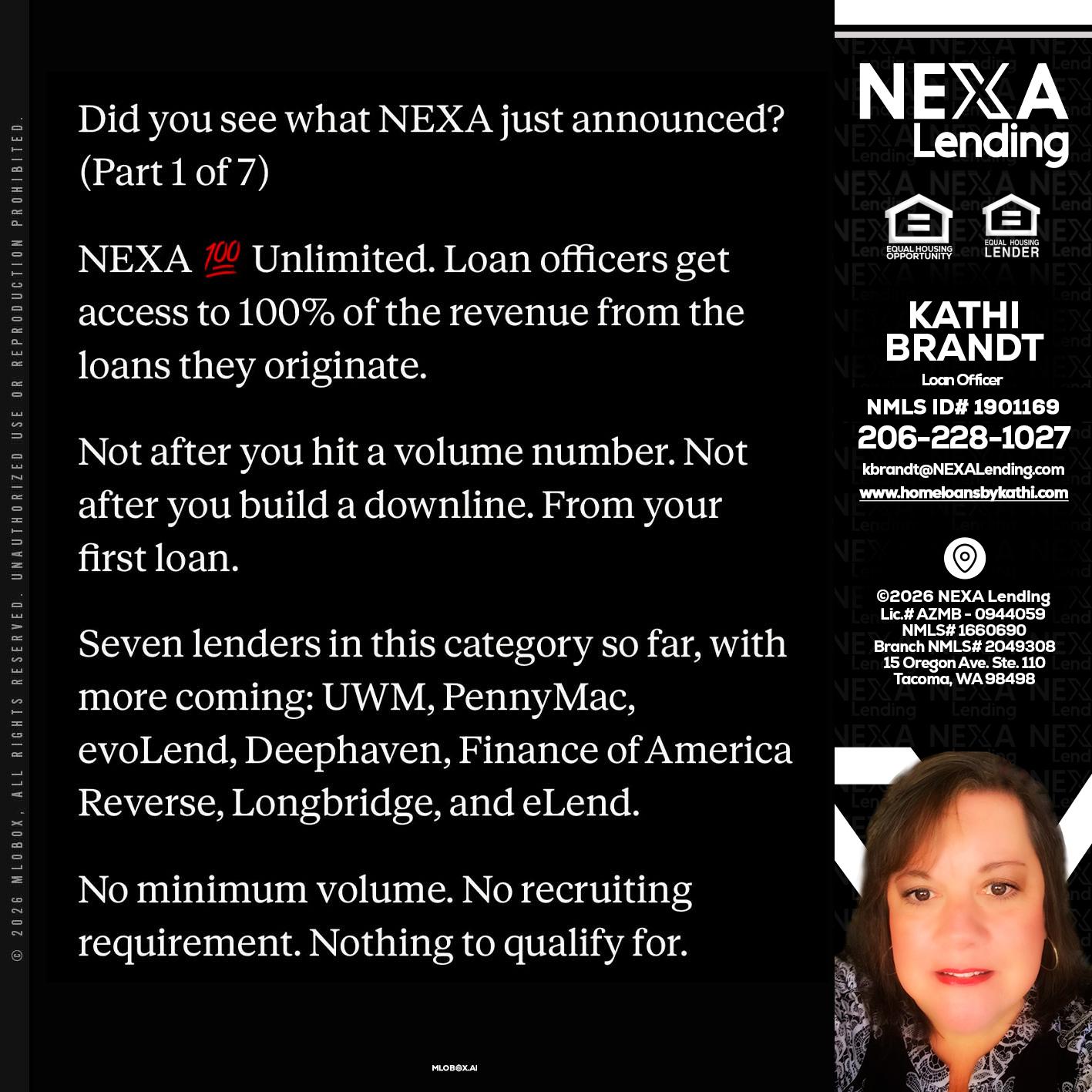 DID YOU KNOW - Kathi Brandt -Mortgage Loan Originator