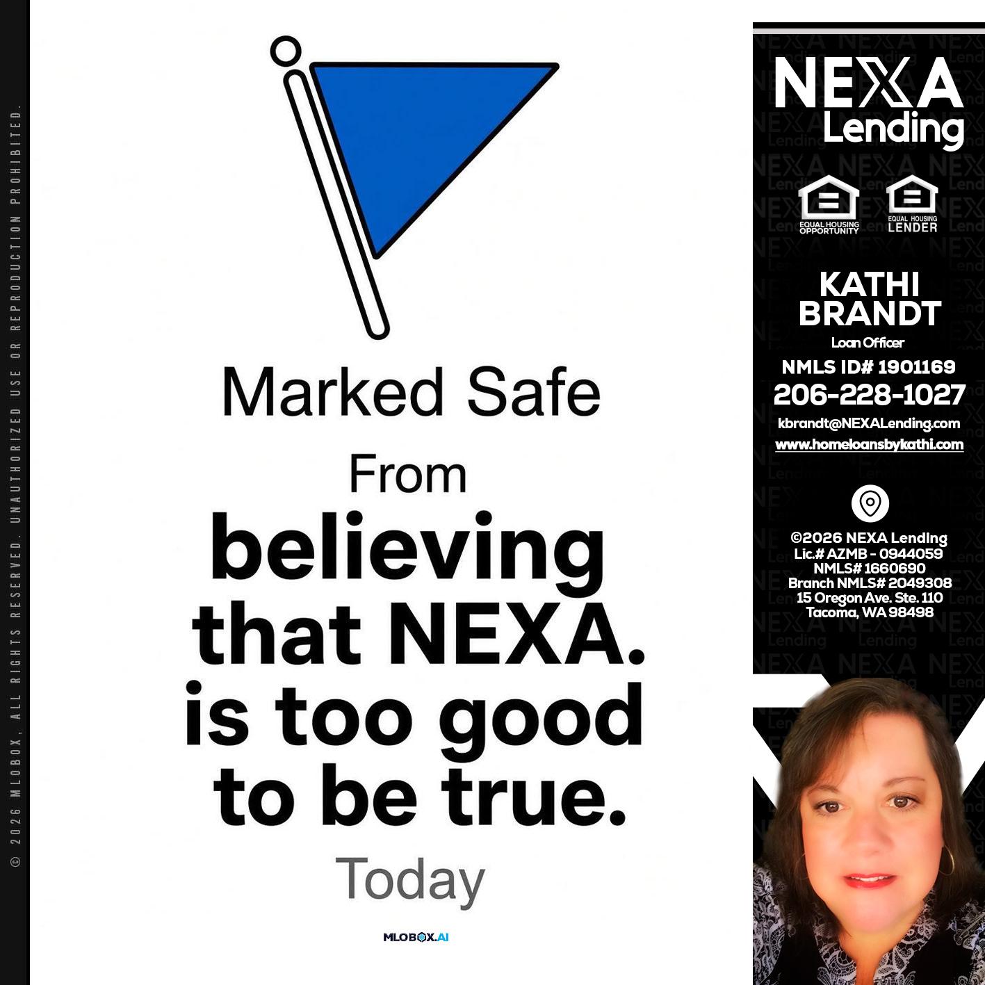 MARKED SAFE - Kathi Brandt -Mortgage Loan Originator