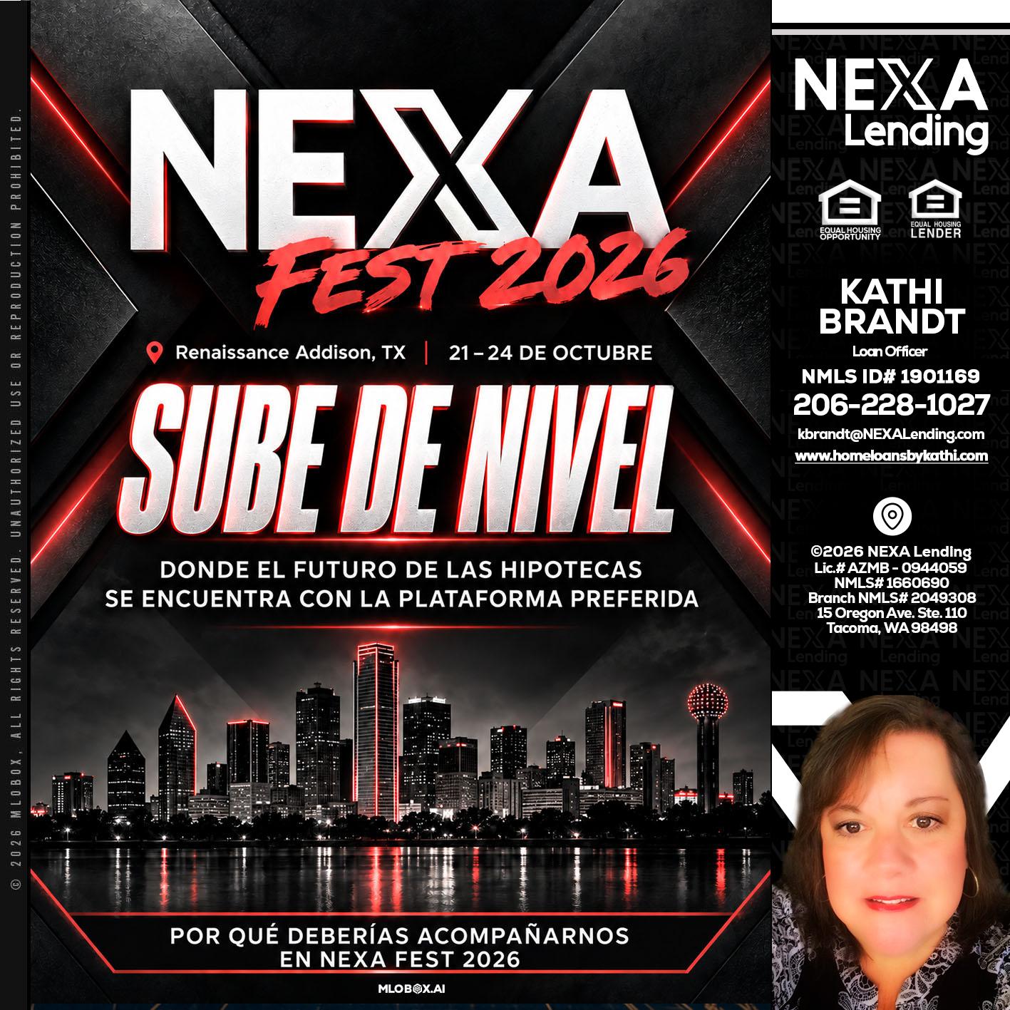 NEXA fest 2026 - Kathi Brandt -Mortgage Loan Originator