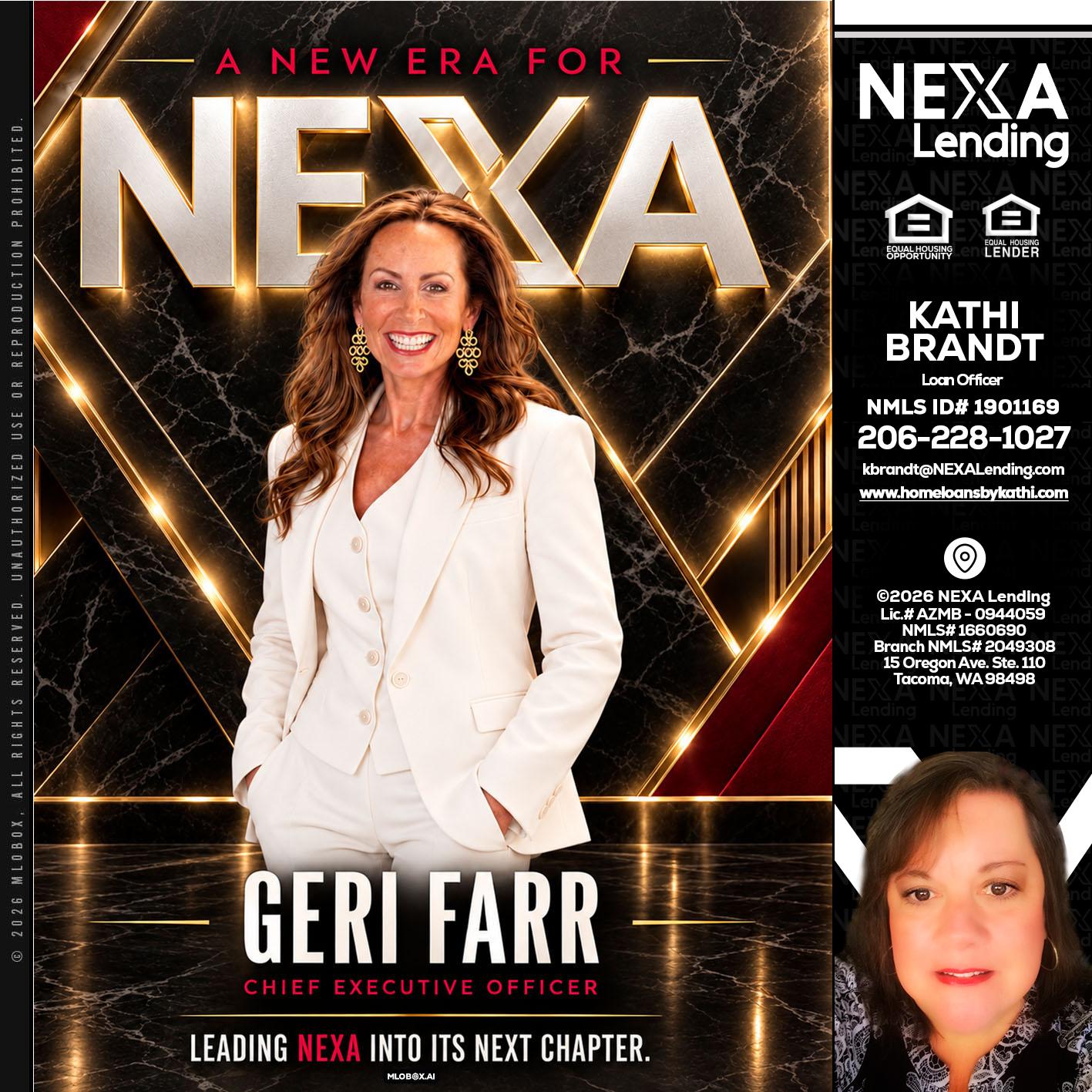 GERI FARR - Kathi Brandt -Mortgage Loan Originator