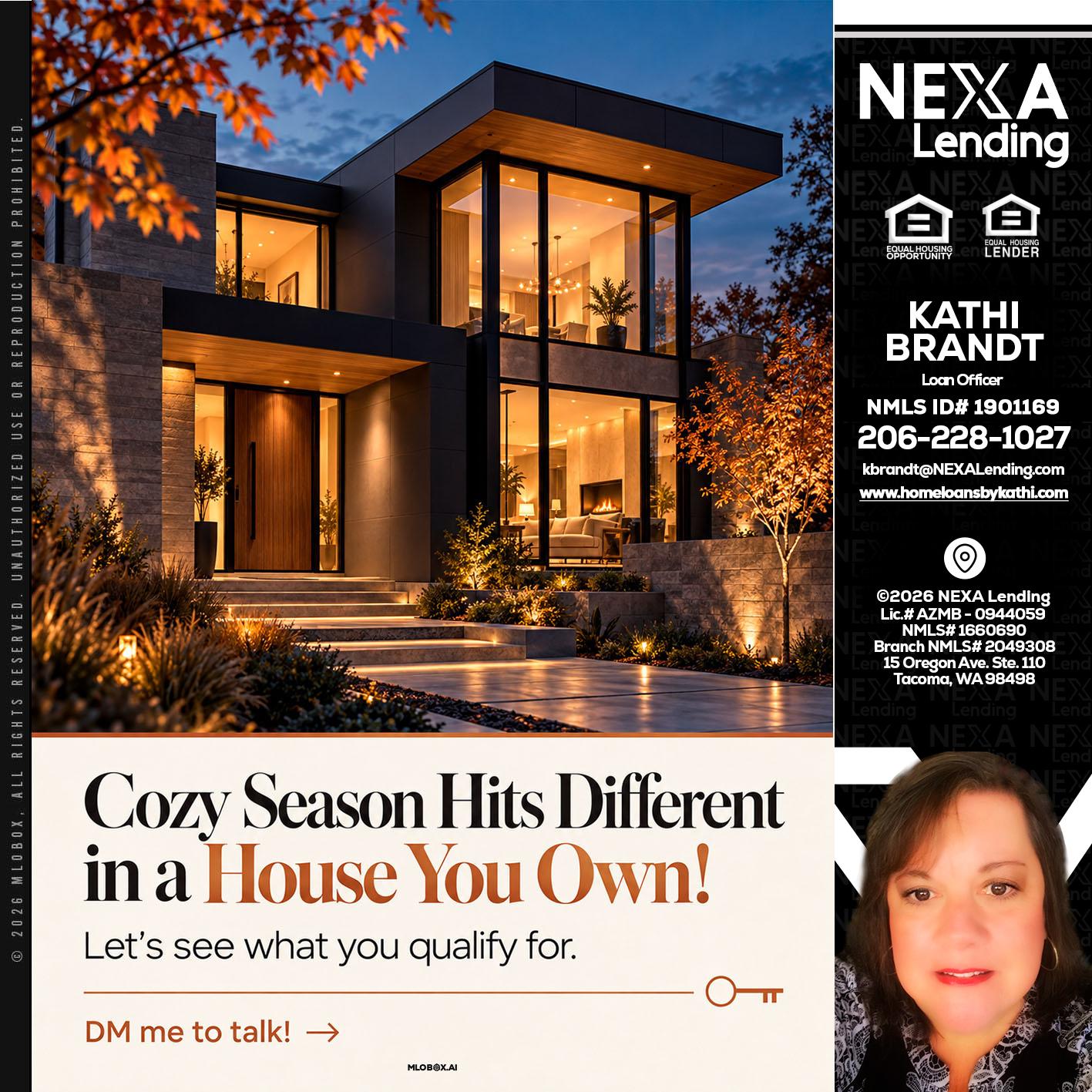 COZY SEASON - Kathi Brandt -Mortgage Loan Originator